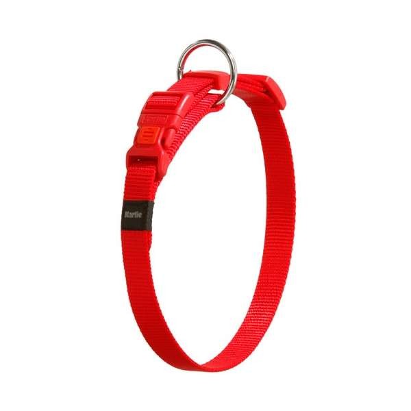 Karlie Art Sportiv Silverplus Halsband - Rot - 15 mm / 30-45 cm