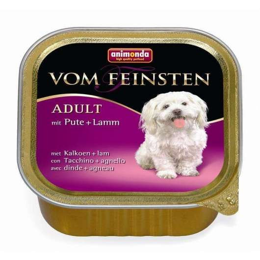 22 x Animonda vom Feinsten Adult Pute & Lamm 150g