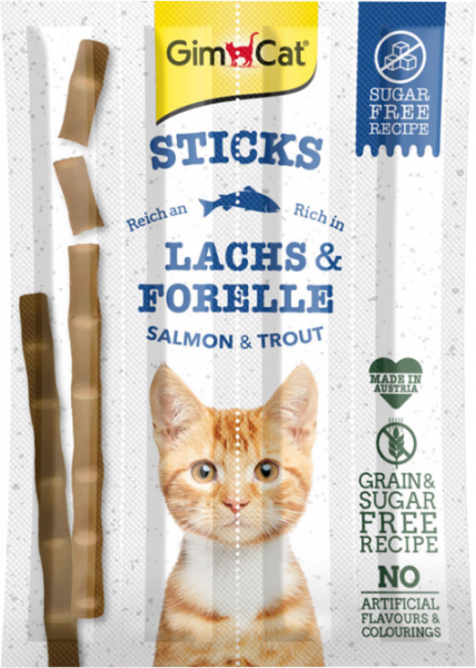 GimCat Sticks Lachs & Forelle - 4 Stück